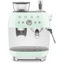 Voir la diapositive 1 : SMEG Expresso Broyeur EGF03PGEU vert d'eau