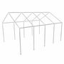Voir la diapositive 1 : VIDAXL Structure de tente chapiteau pavillon jardin 8 x 4 m
