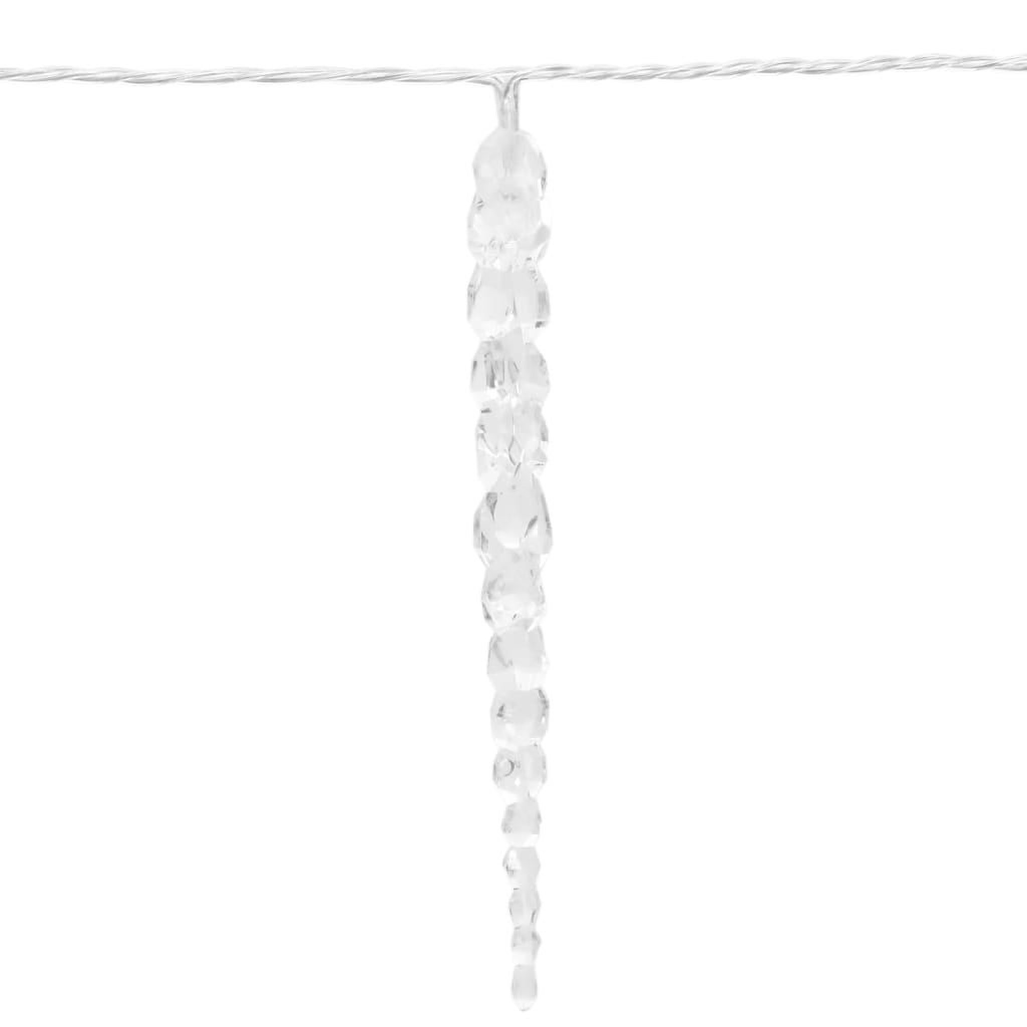 Voir la diapositive 5 : VIDAXL Guirlande lumineuse a glaçons Noël 200 LED blanc acrylique PVC