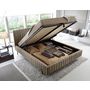Voir la diapositive 2 : LISA DESIGN Flavio - lit coffre - 140x200 cm - sommier inclus - en simili