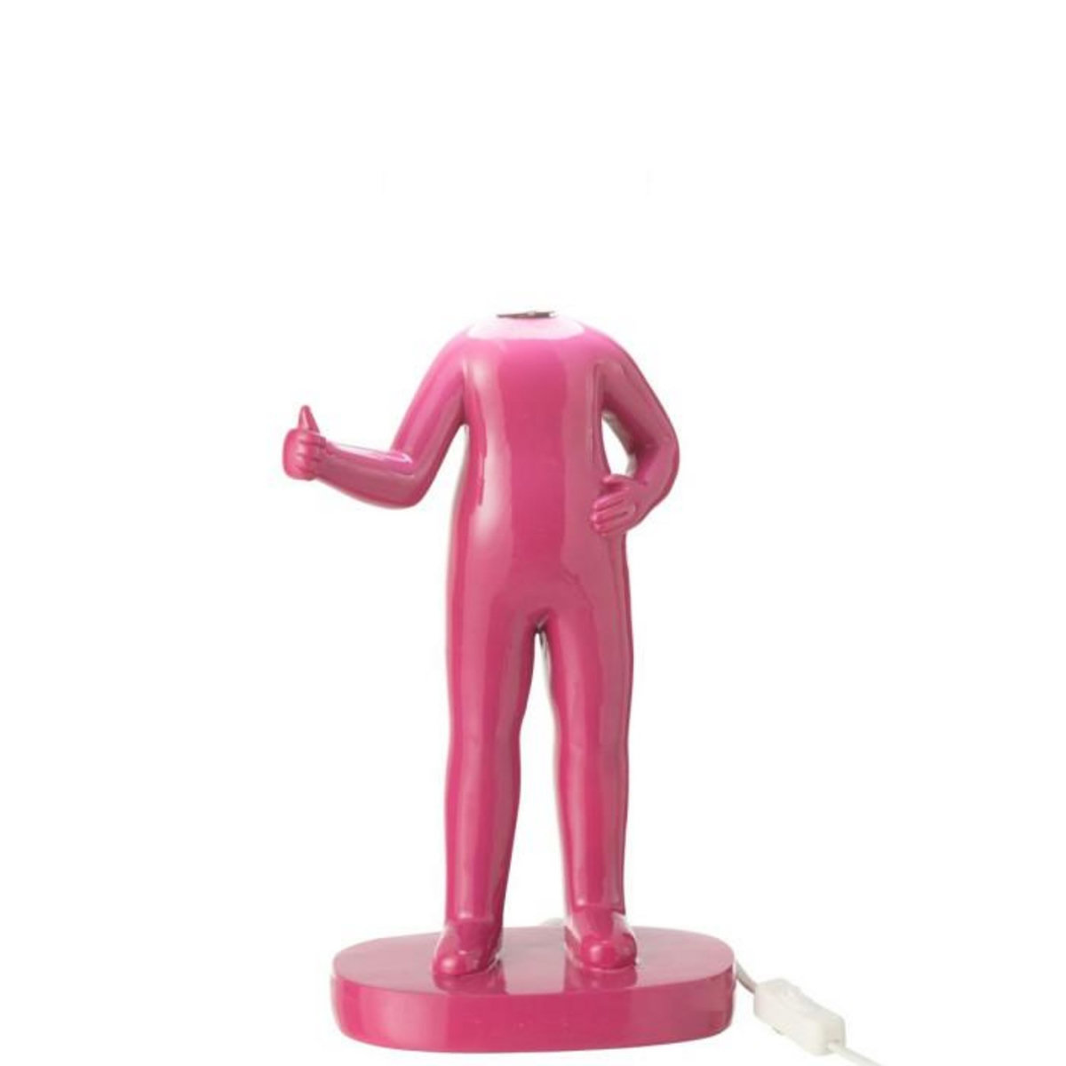 Paris Prix Lampe à Poser en Résine  Pouces  44cm Fuchsia