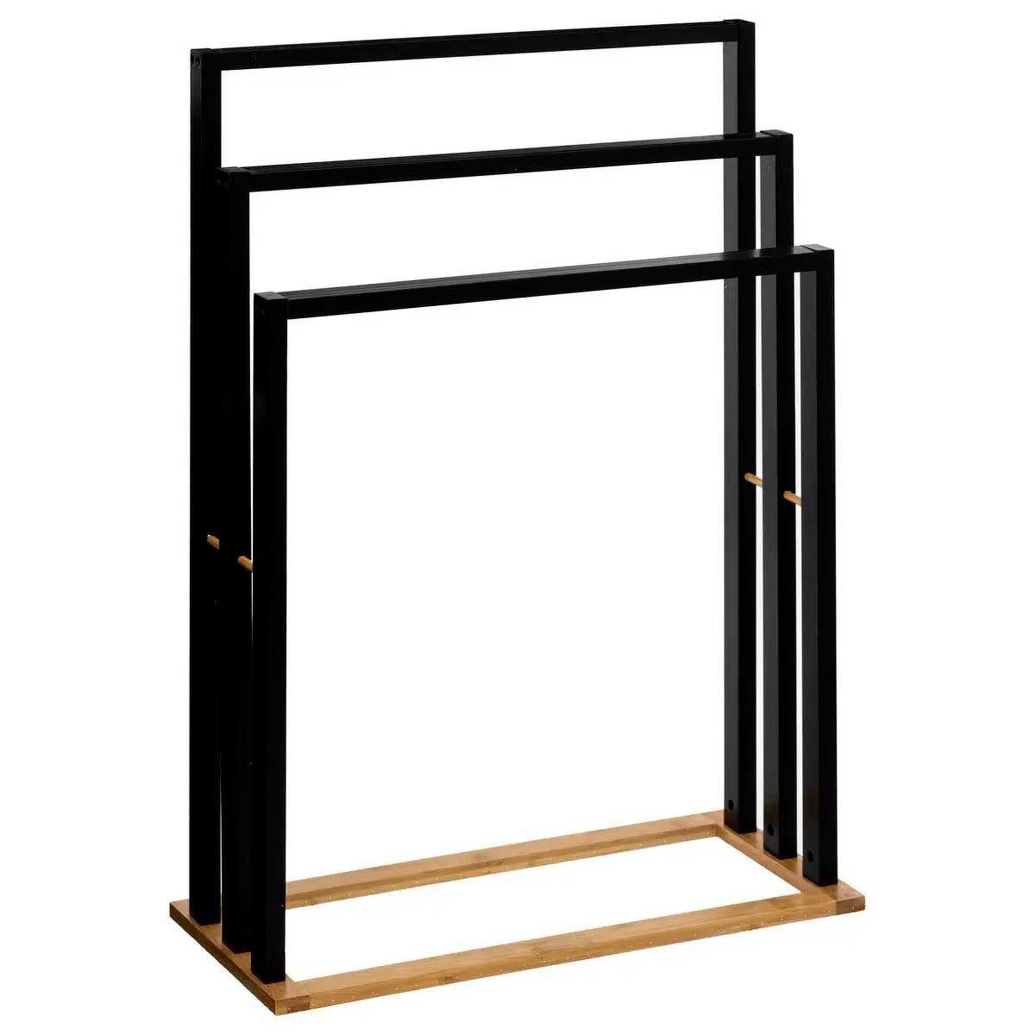 FIVE Porte-serviettes en bambou  natureo  82cm noir