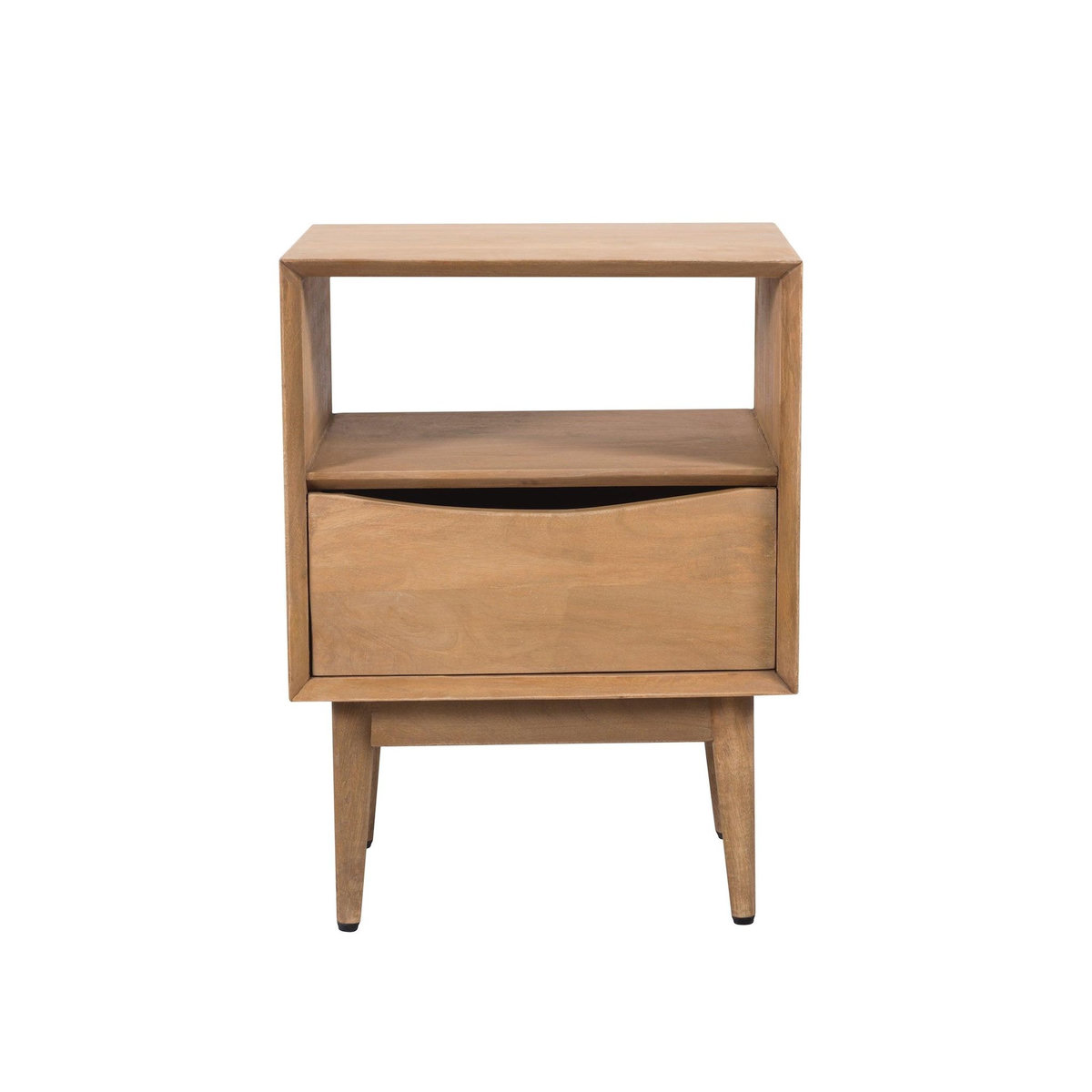 Rendez vous déco Table de chevet 1 tiroir en bois de manguier-Gute