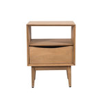 Rendez vous déco Table de chevet 1 tiroir en bois de manguier-Gute