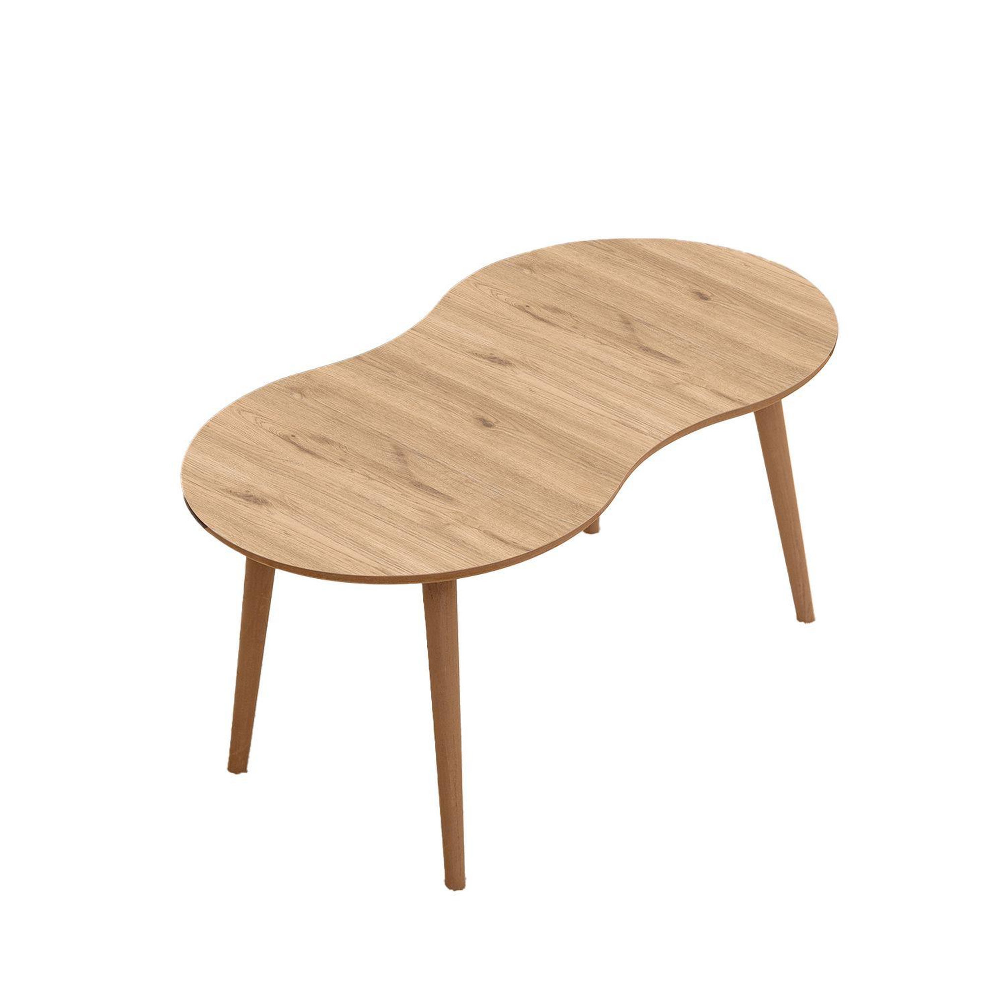 Habitat et Jardin Table basse en bois  moon  99 x 54 x 45 cm - chêne