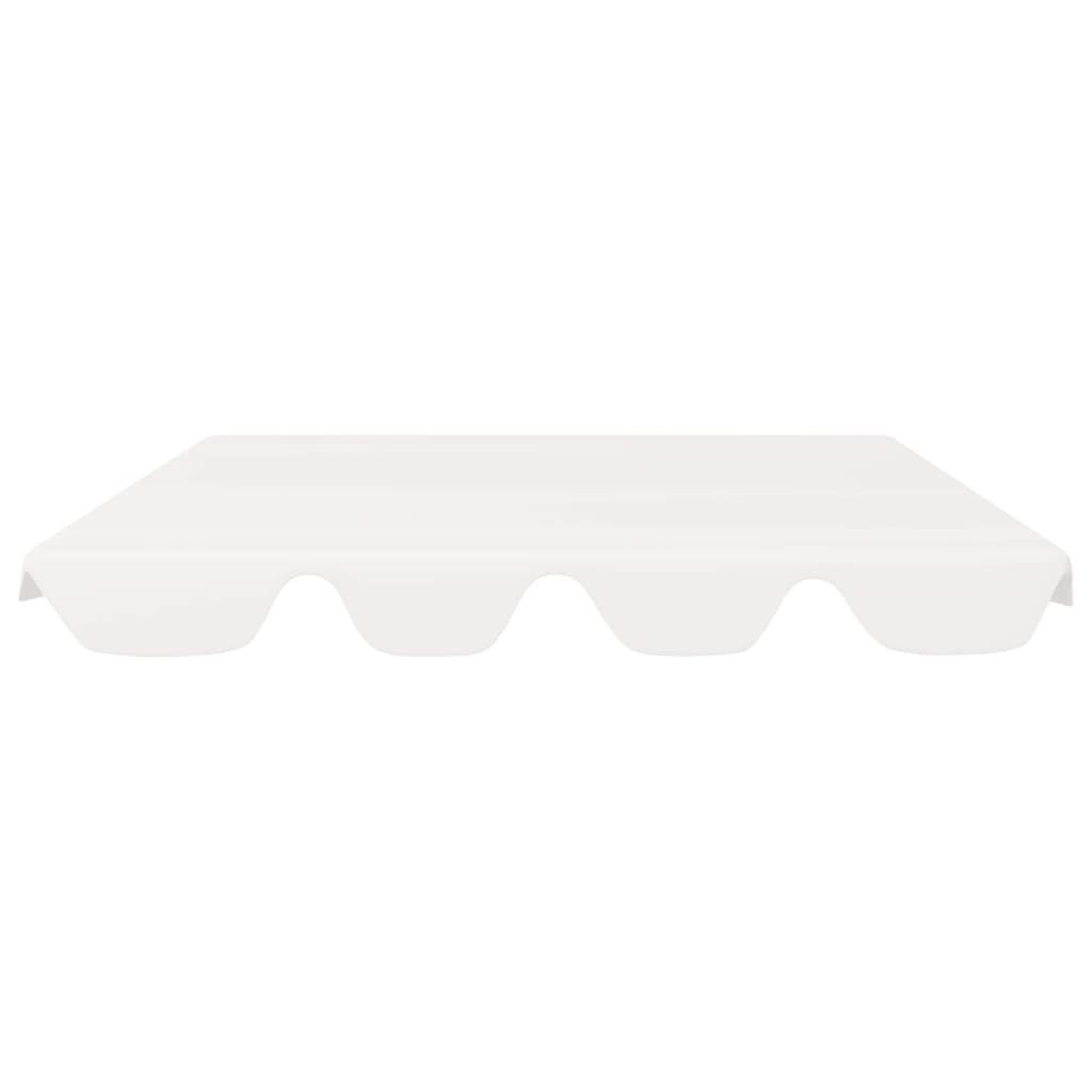 Voir la diapositive 3 : VIDAXL Toit de rechange de balançoire blanc 150/130x105/70 cm