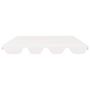 Voir la diapositive 3 : VIDAXL Toit de rechange de balançoire blanc 150/130x105/70 cm