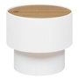 Voir la diapositive 1 : ATMOSPHERA Table d'Appoint Avec Coffre  Enola  38cm Blanc