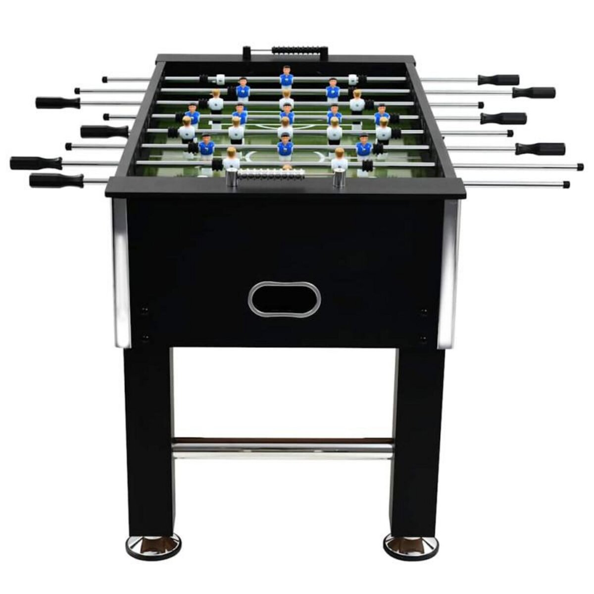 VIDAXL Table de football Acier 60 kg 140 x 74,5 x 87,5 cm Noir