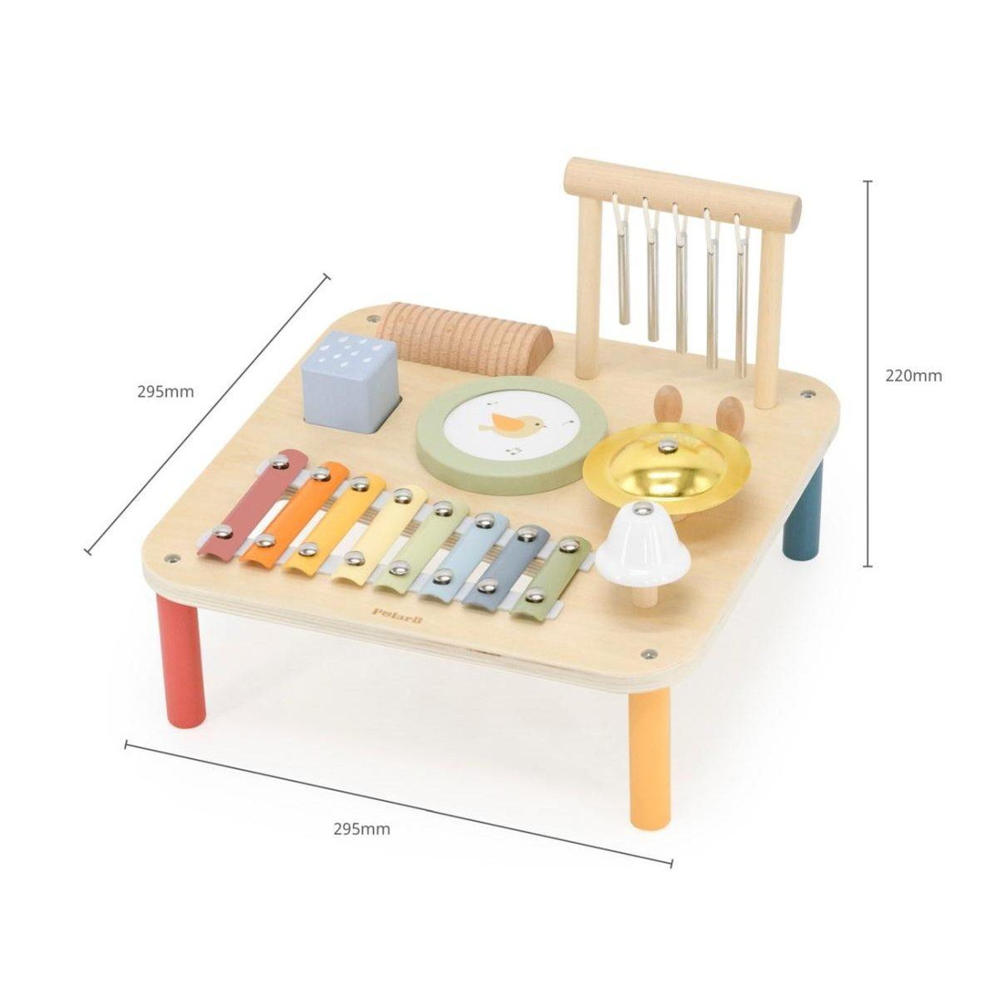 Voir la diapositive 2 : VIGA Table musicale  44277 polarb - premiers instruments en bois