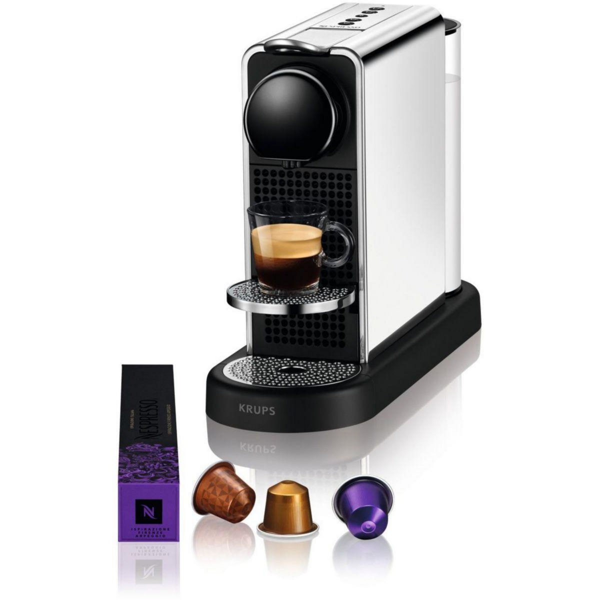 KRUPS Nespresso Citiz Platinum Acier YY5026FD