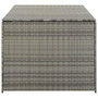 Voir la diapositive 5 : VIDAXL Boîte de rangement de jardin resine tressee 180x90x70 cm gris