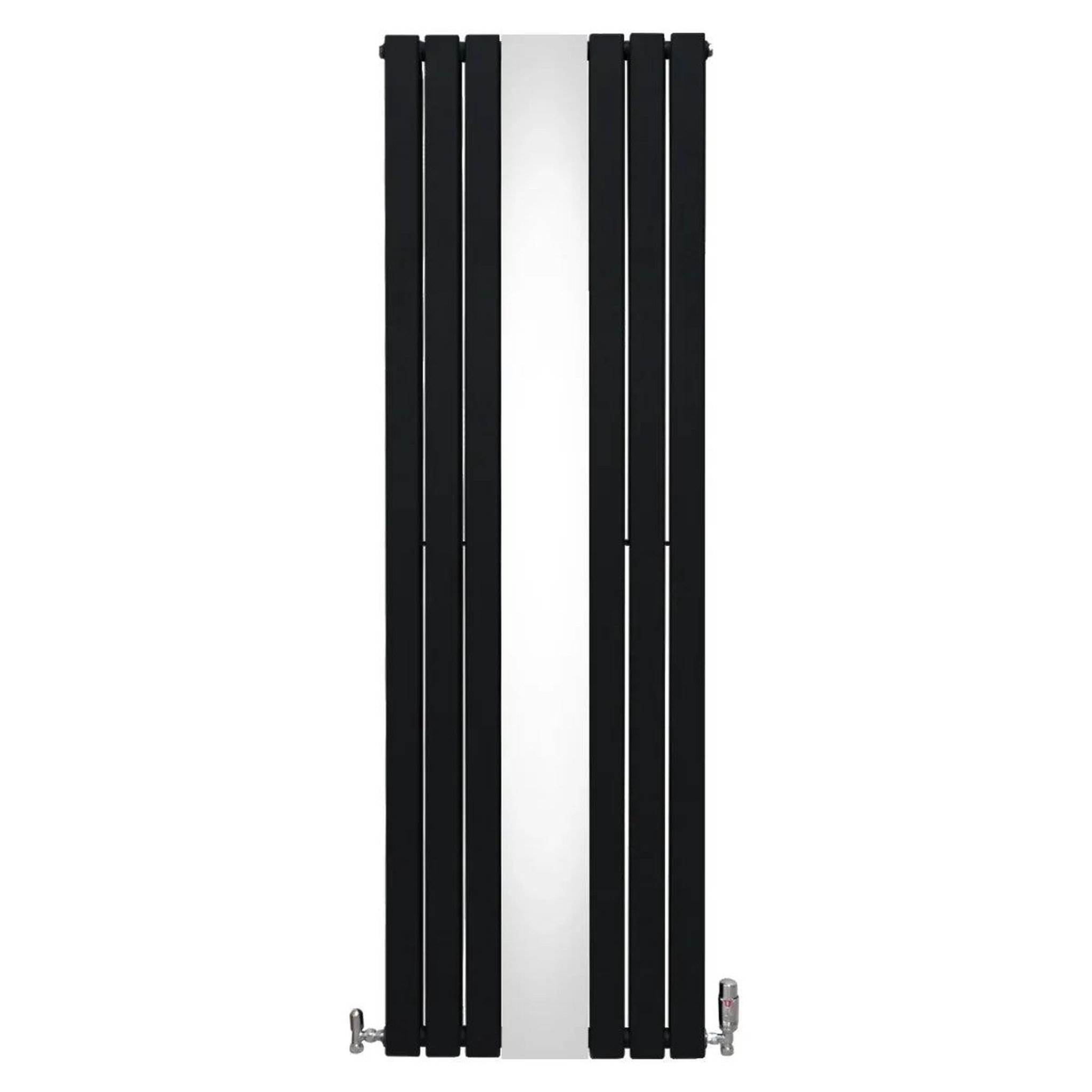 Voir la diapositive 2 : MONSTERSHOP Radiateur plat à miroir & vannes, 2 panneaux - 1800 x 565 mm