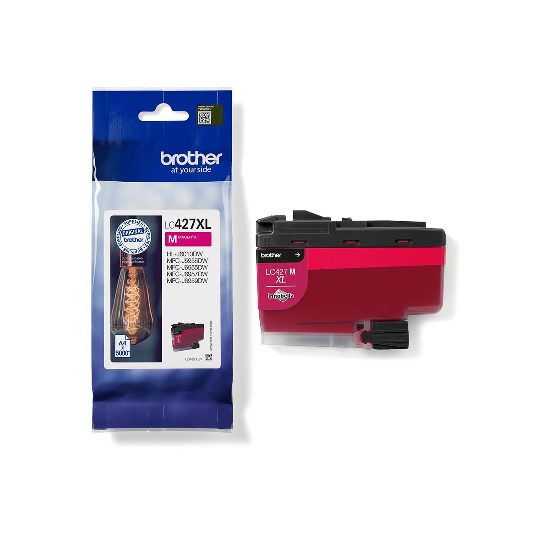 Voir la diapositive 3 : Brother Cartouche d'encre Originale LC427 XL Magenta Haute Capacité - LC427XLM