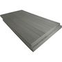 Voir la diapositive 2 : Habitat et Jardin Lot de 3 lames de terrasse composite pleines - Long: 2,4m - 1m2- Gris foncé
