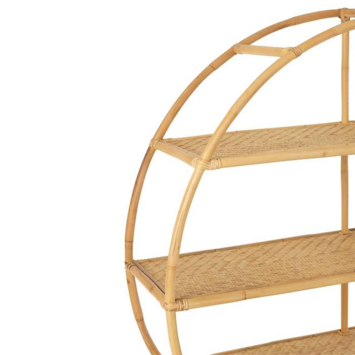 Paris Prix Etagère Design en Rotin  Nela  150cm Naturel