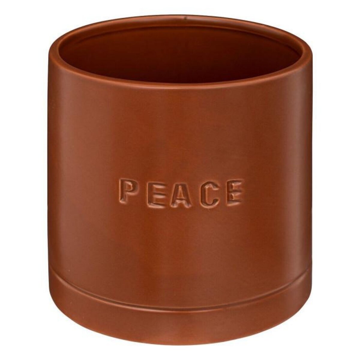 ATMOSPHERA Cache-Pot en Céramique  Avi  14cm Caramel