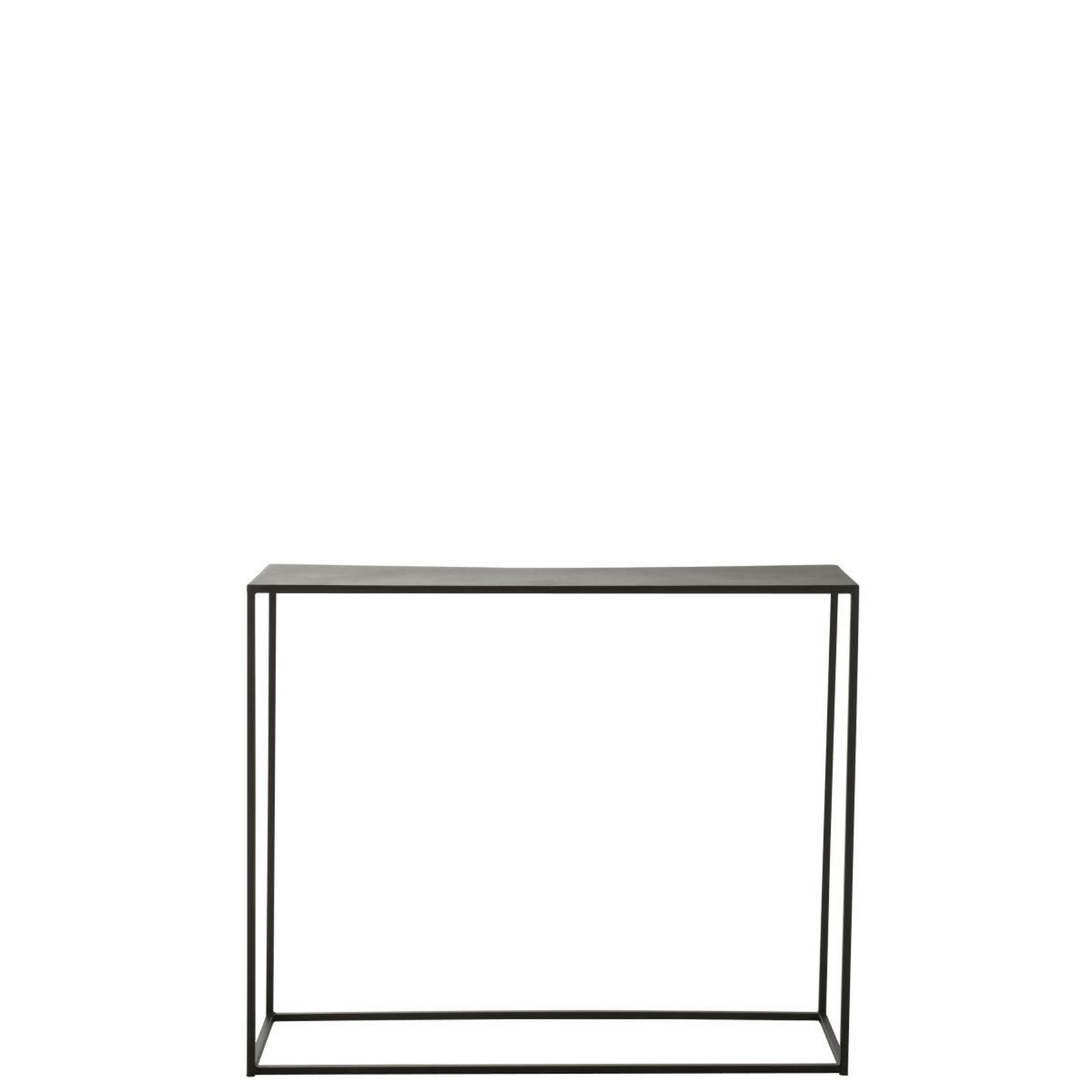 Voir la diapositive 2 : J-LINE Console en métal  elsie  110cm noir