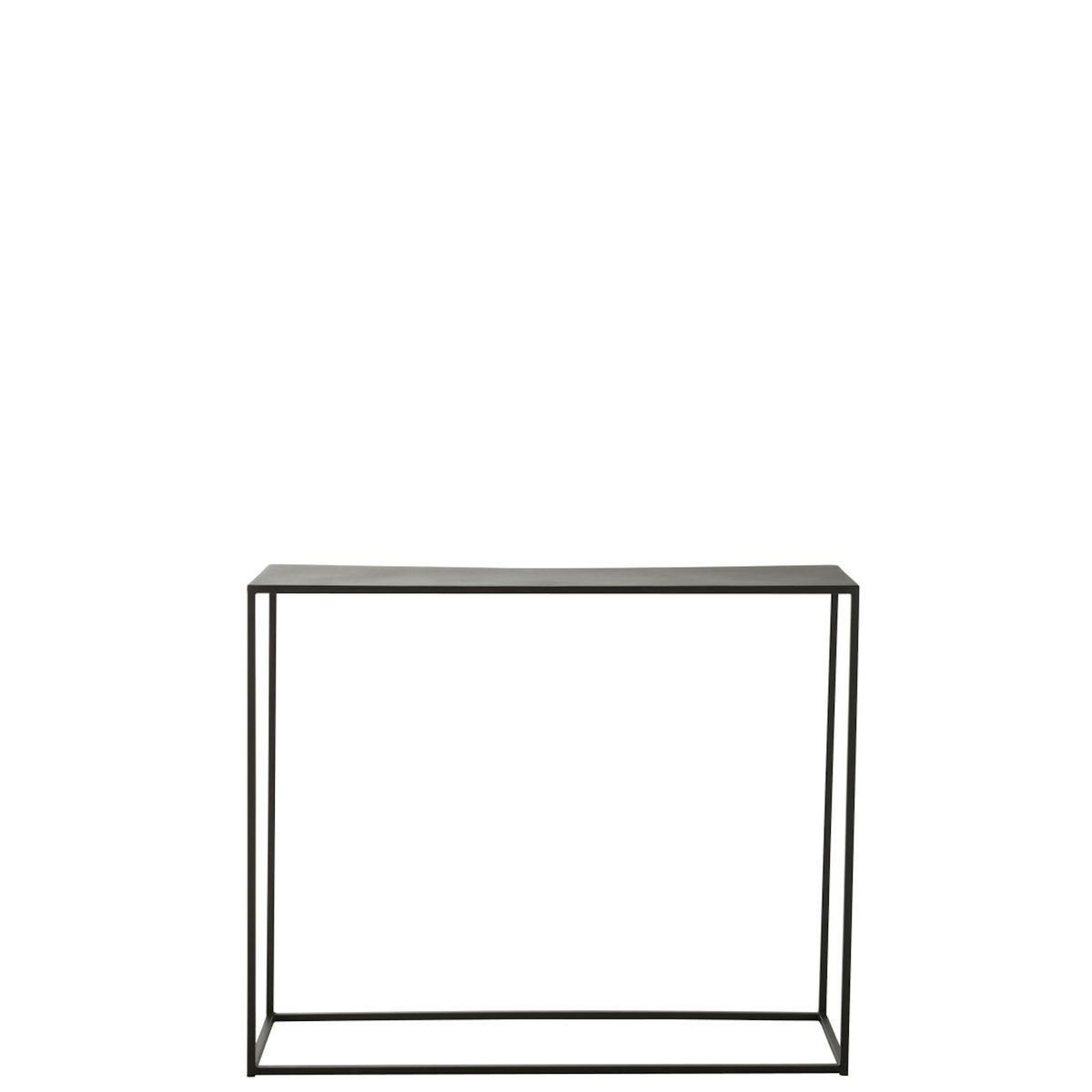 Paris Prix Console en Métal  Elsie  110cm Noir