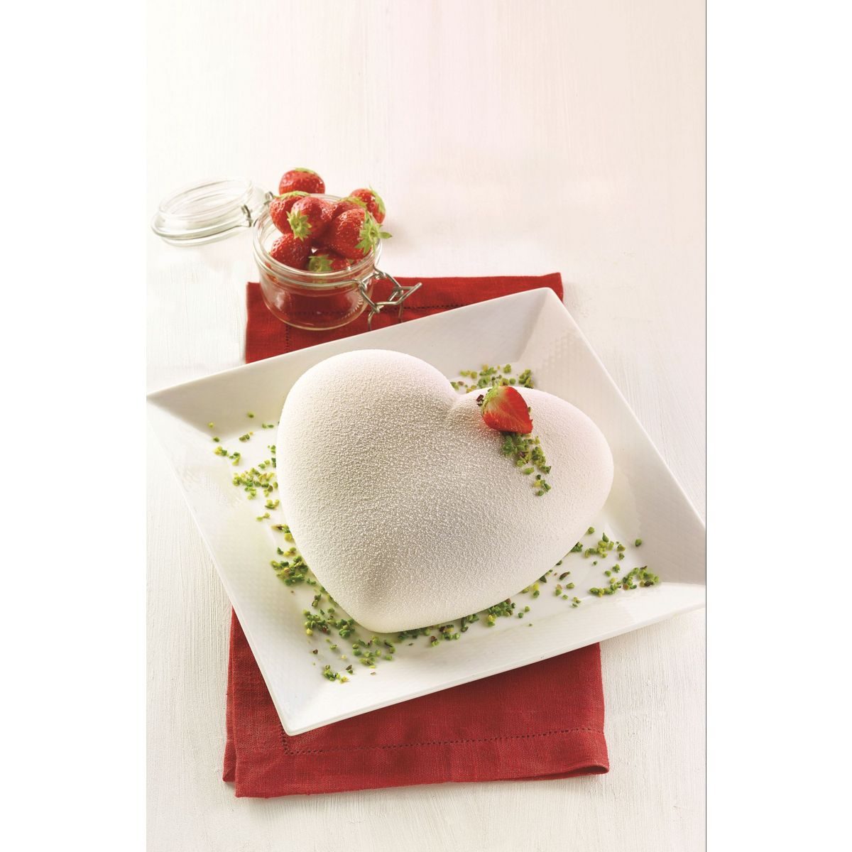 Moule silicone coeur 3D