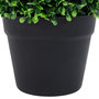 Voir la diapositive 5 : VIDAXL Plantes de buis artificiel 2 pcs avec pots Boule Vert 27 cm