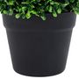 Voir la diapositive 5 : VIDAXL Plantes de buis artificiel 2 pcs avec pots Boule Vert 27 cm