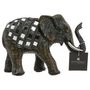 Voir la diapositive 3 : Paris Prix Statue Déco  Sculpture Eléphant  13cm Gris