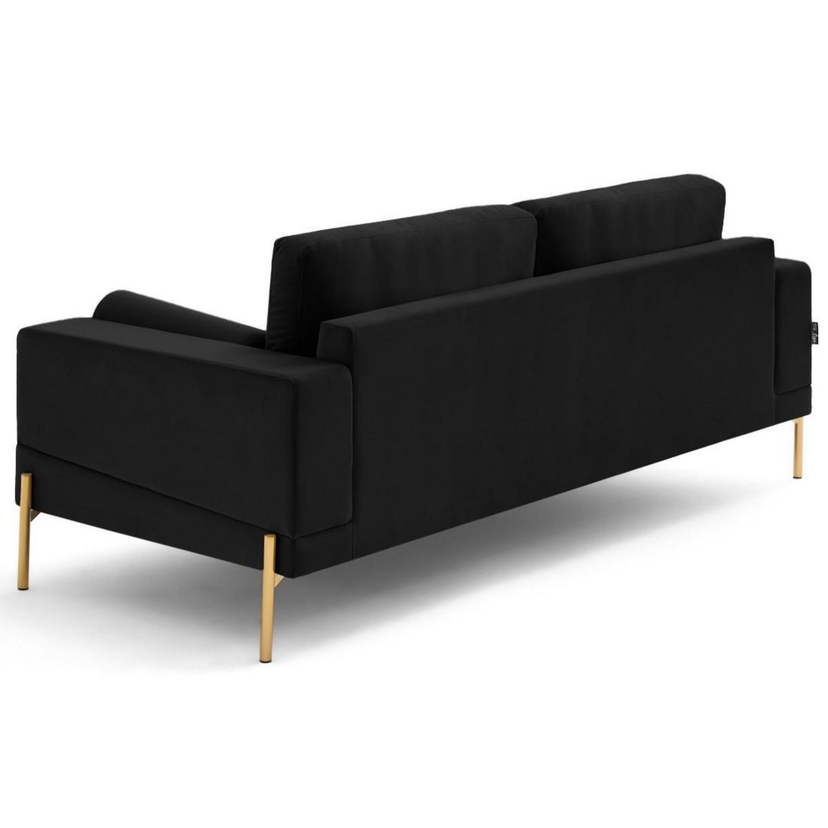 LISA DESIGN Isaure - canapé droit 3 places en velours