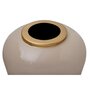 Voir la diapositive 2 : Paris Prix Vase Rond Design  Touna  91cm Taupe & Or