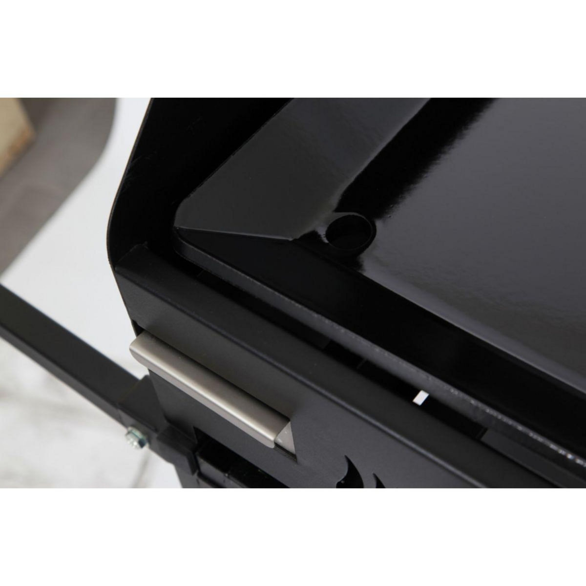 Le marquier Plancha gaz noir 4 brûleurs + Chariot Exception Pakita 4105, 105x55 cm