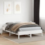 Voir la diapositive 3 : VIDAXL Cadre de lit sans matelas blanc 140x200 cm bois de pin massif