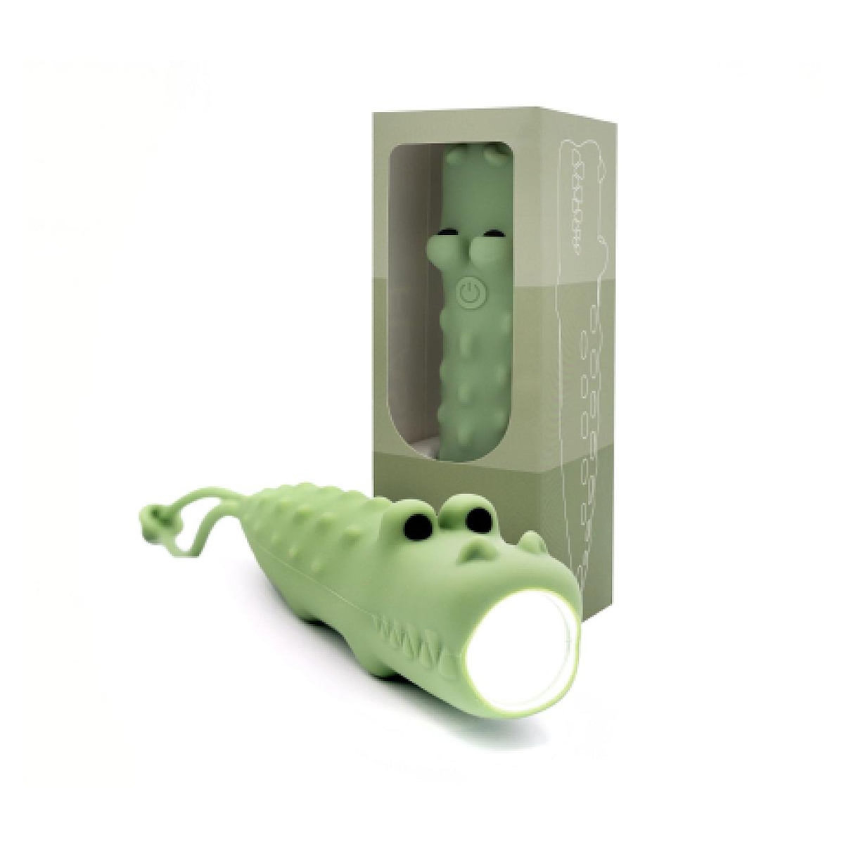 LITTLE L Lampe de poche silicone - Crocodile