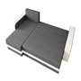 Voir la diapositive 3 : BEST MOBILIER Harvey - canapé d'angle réversible 4 places convertible avec coffre en tissu bicolore