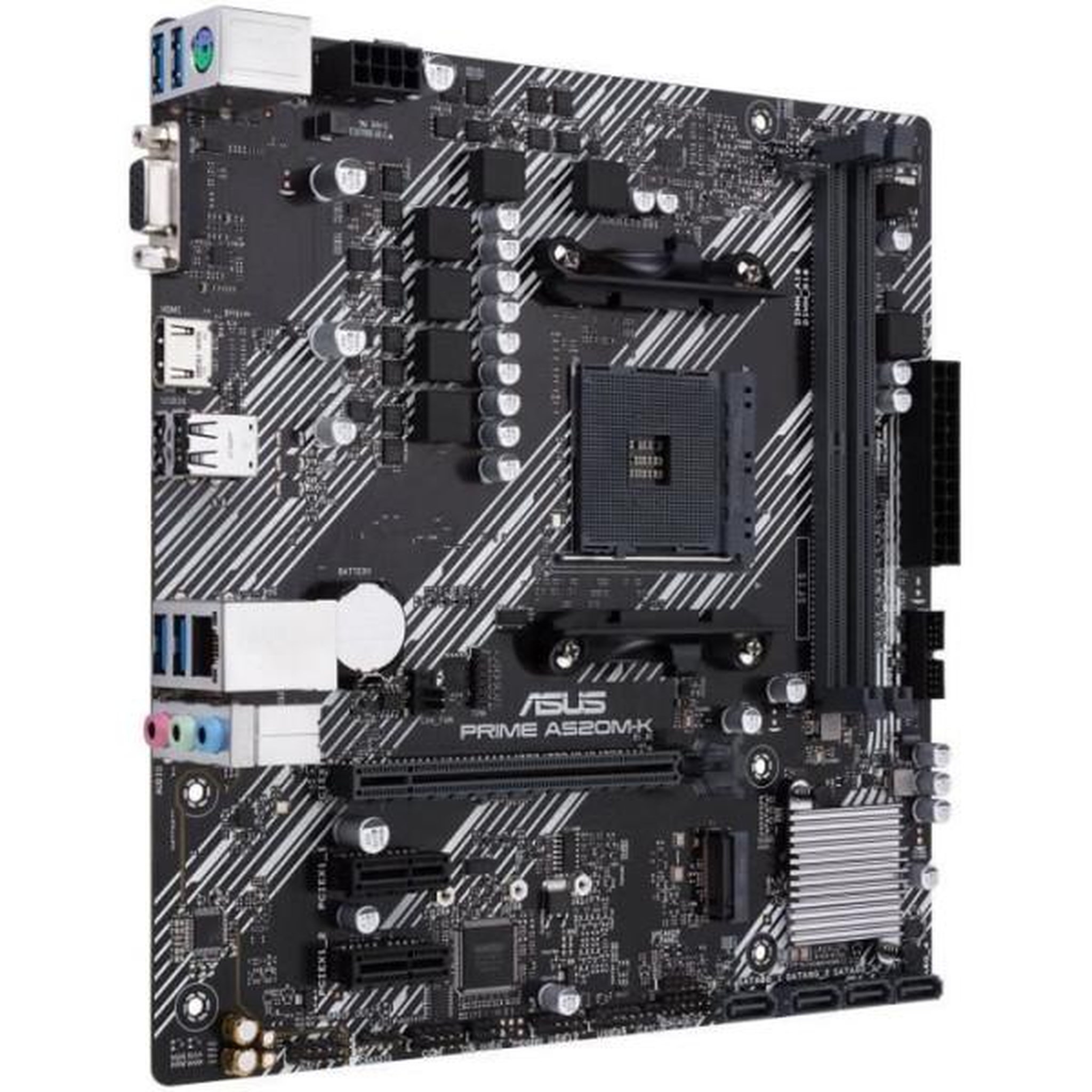 Voir la diapositive 3 : ASUS Carte mere - ASUS - PRIME A520M-K - AMD A520 - Micro ATX - 64 Go RAM