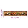 Voir la diapositive 6 : VIDAXL Tapis de cuisine lavable impression d'epices 60x300 cm velours