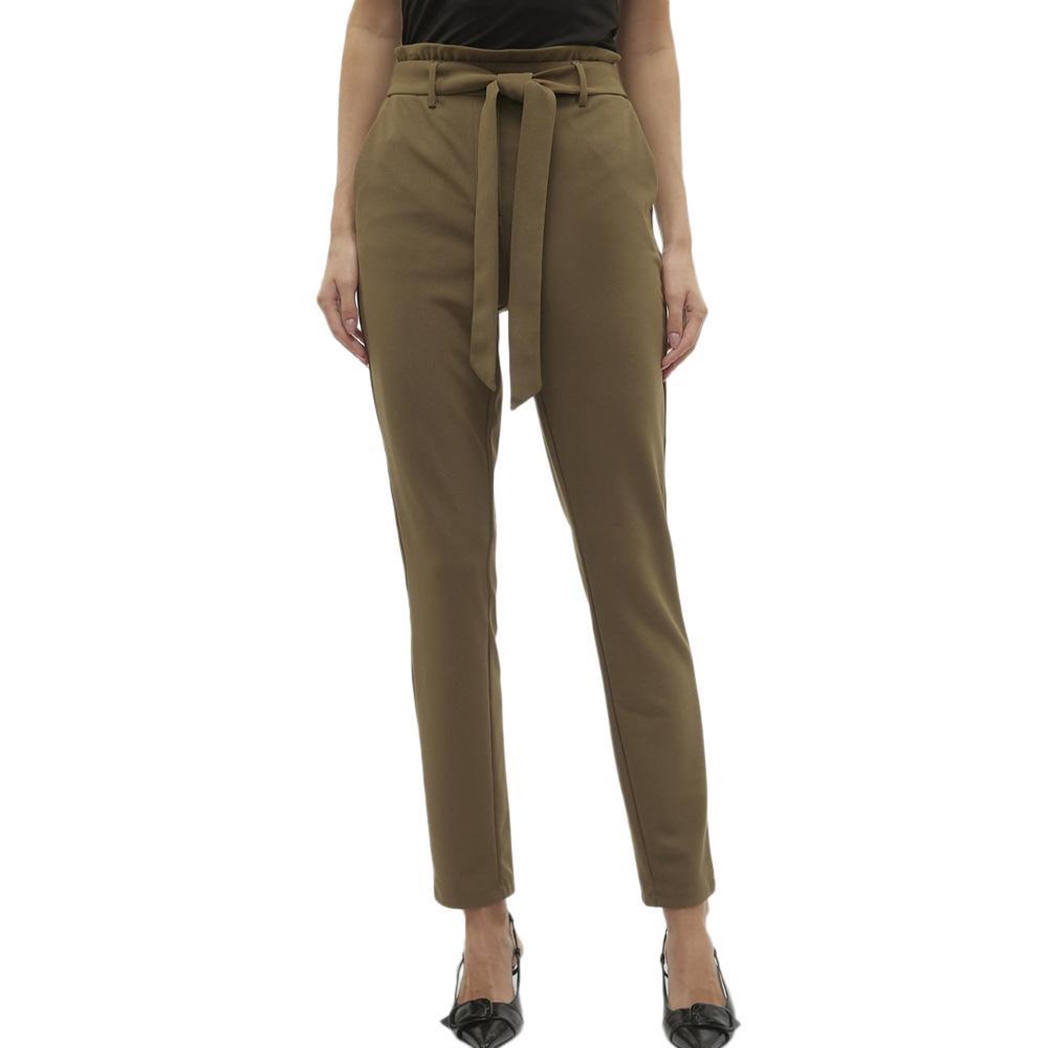 Vero Moda Pantalon fluide  Femme Vero Moda Liva. Coloris disponibles : Vert