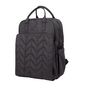 Voir la diapositive 2 : TINEO Sac a langer - TINEO- Forme sac a dos - Matelassé - Noir