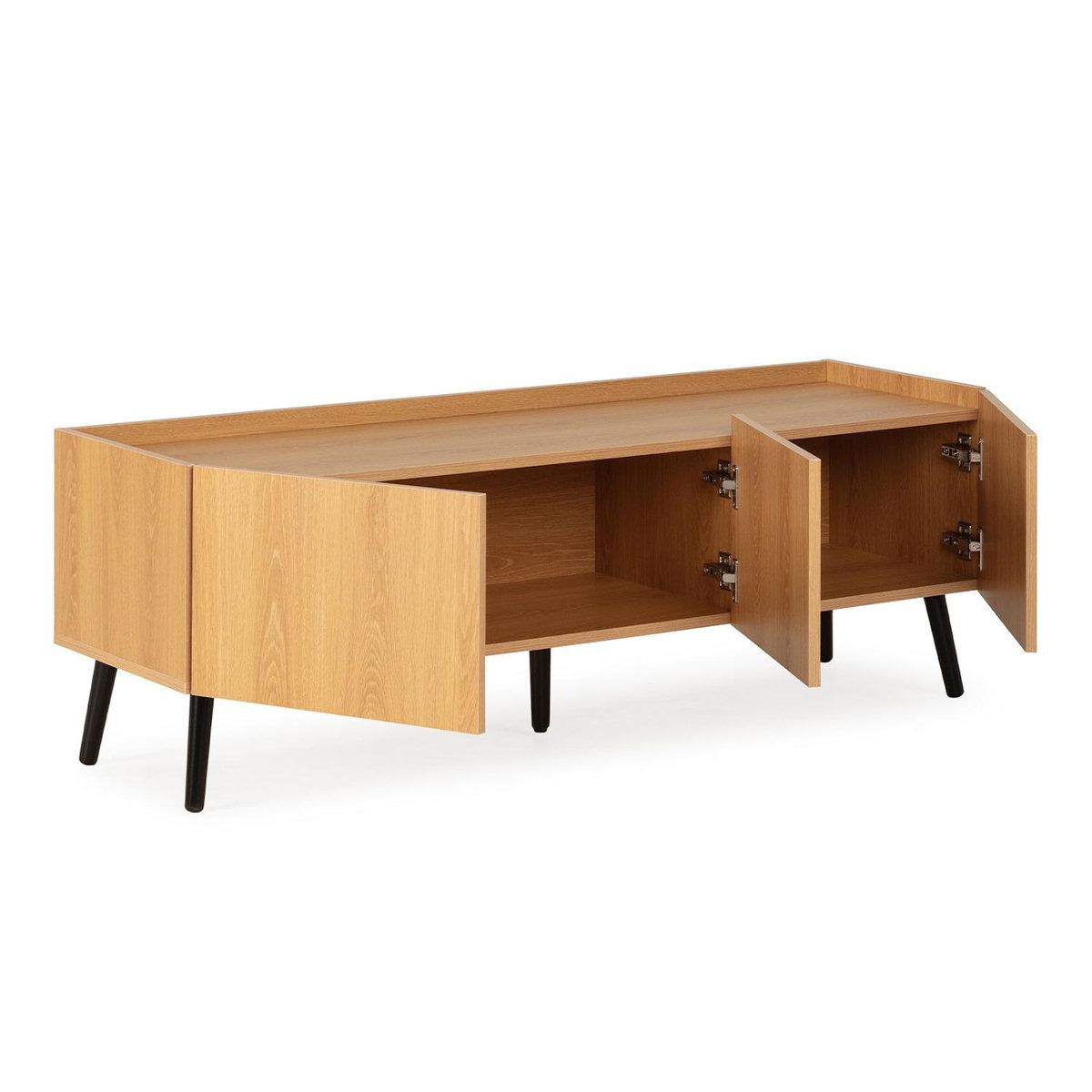 VS VENTA-STOCK Meuble Tv Siren 3 portes couleur Chêne