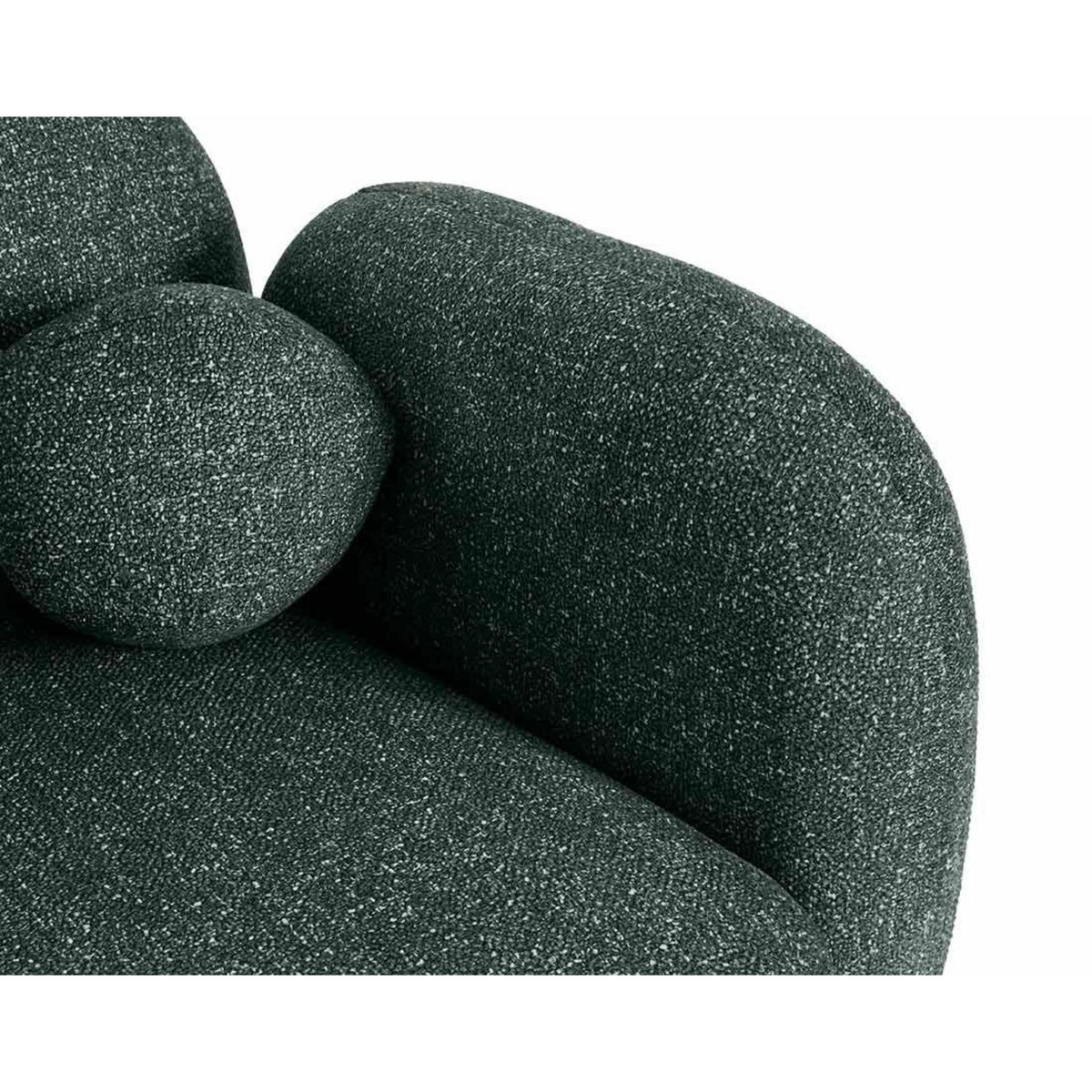 LISA DESIGN Velris - canapé d'angle gauche 3 places en tissu moucheté