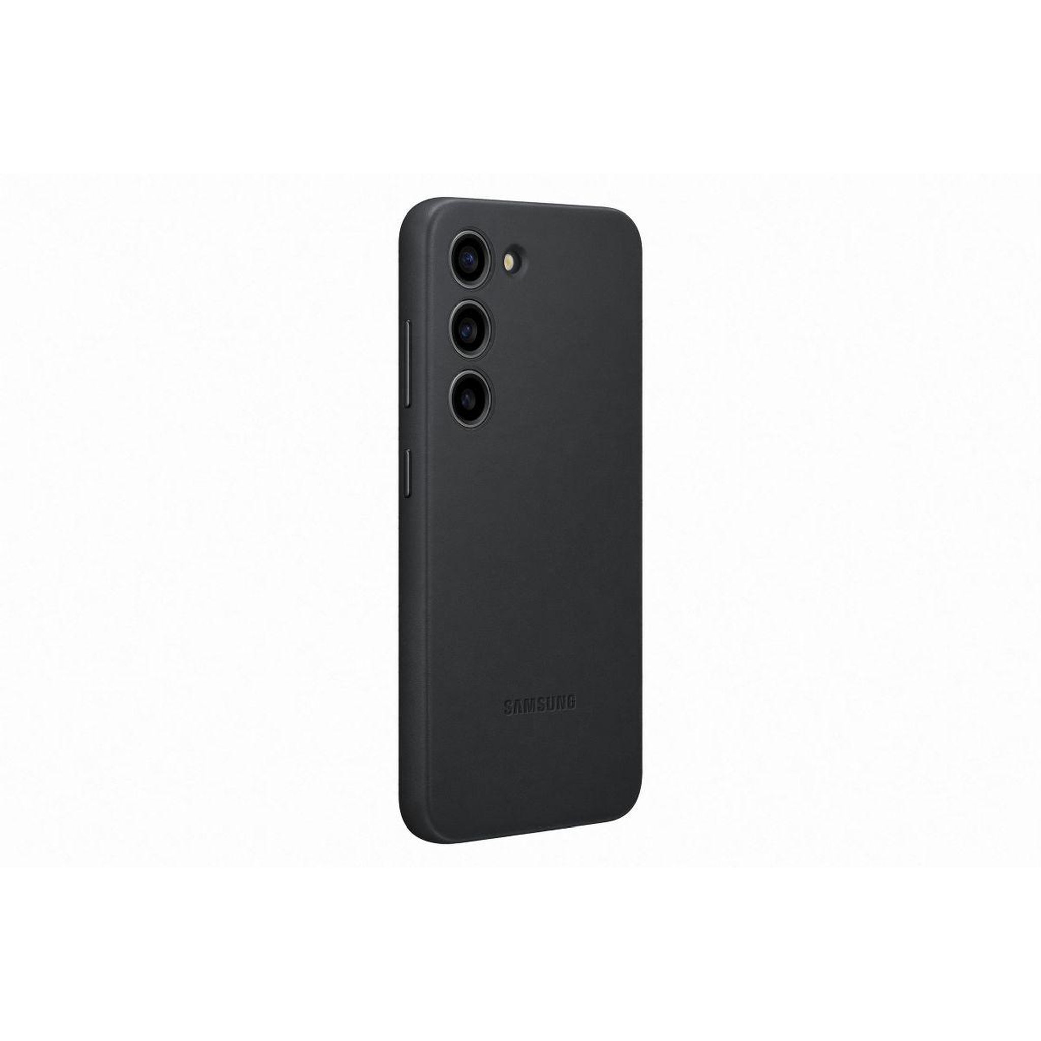 Voir la diapositive 3 : Samsung Étui en cuir noir samsung ef-vs911lbegww pour galaxy s23 sm-s911