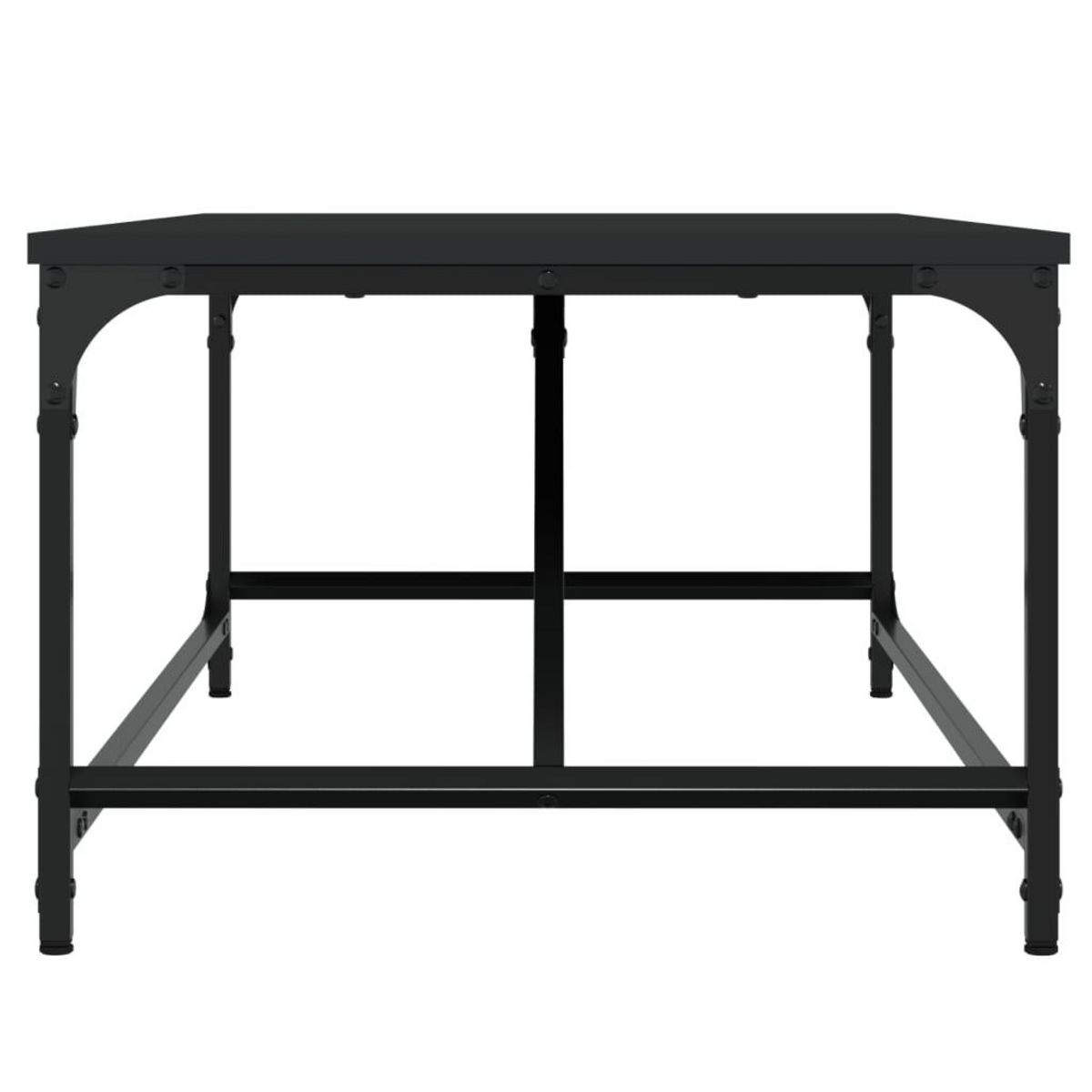 VIDAXL Table basse Noir 100x50x35 cm Bois d'ingenierie