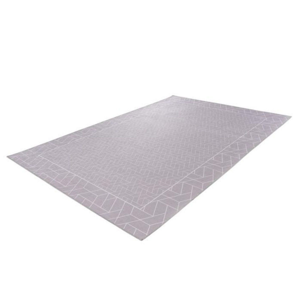 Paris Prix Tapis Imprimé Géométrique  Florence  Gris