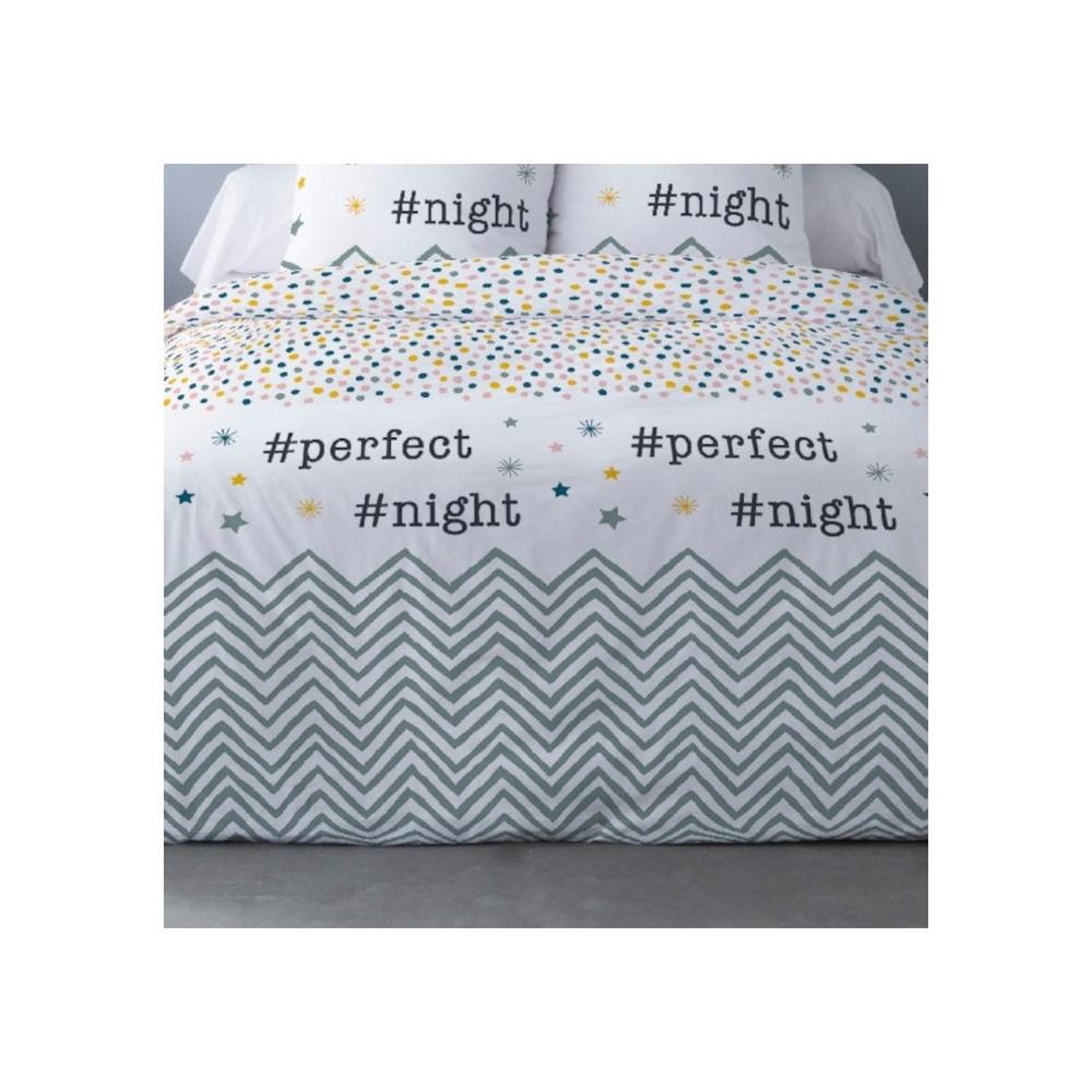 Voir la diapositive 3 : Dourev Housse de couette 240x220 Perfect Night + 2 taies
