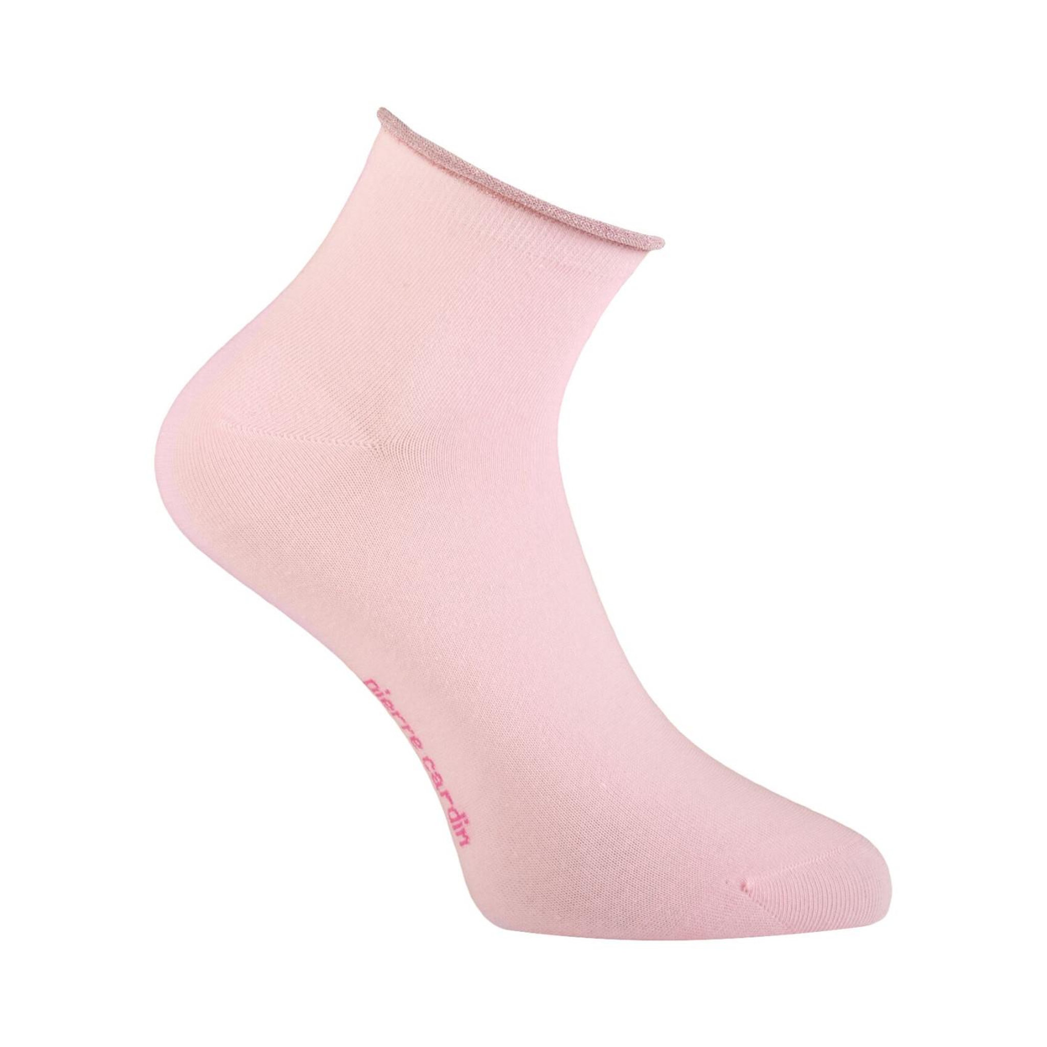 Voir la diapositive 5 : PIERRE CARDIN 6 paires de chaussettes quarter 200 aiguilles femme hand made silver