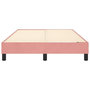 Voir la diapositive 5 : VIDAXL Cadre de lit sans matelas rose 120x200 cm velours