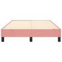 Voir la diapositive 5 : VIDAXL Cadre de lit sans matelas rose 120x200 cm velours