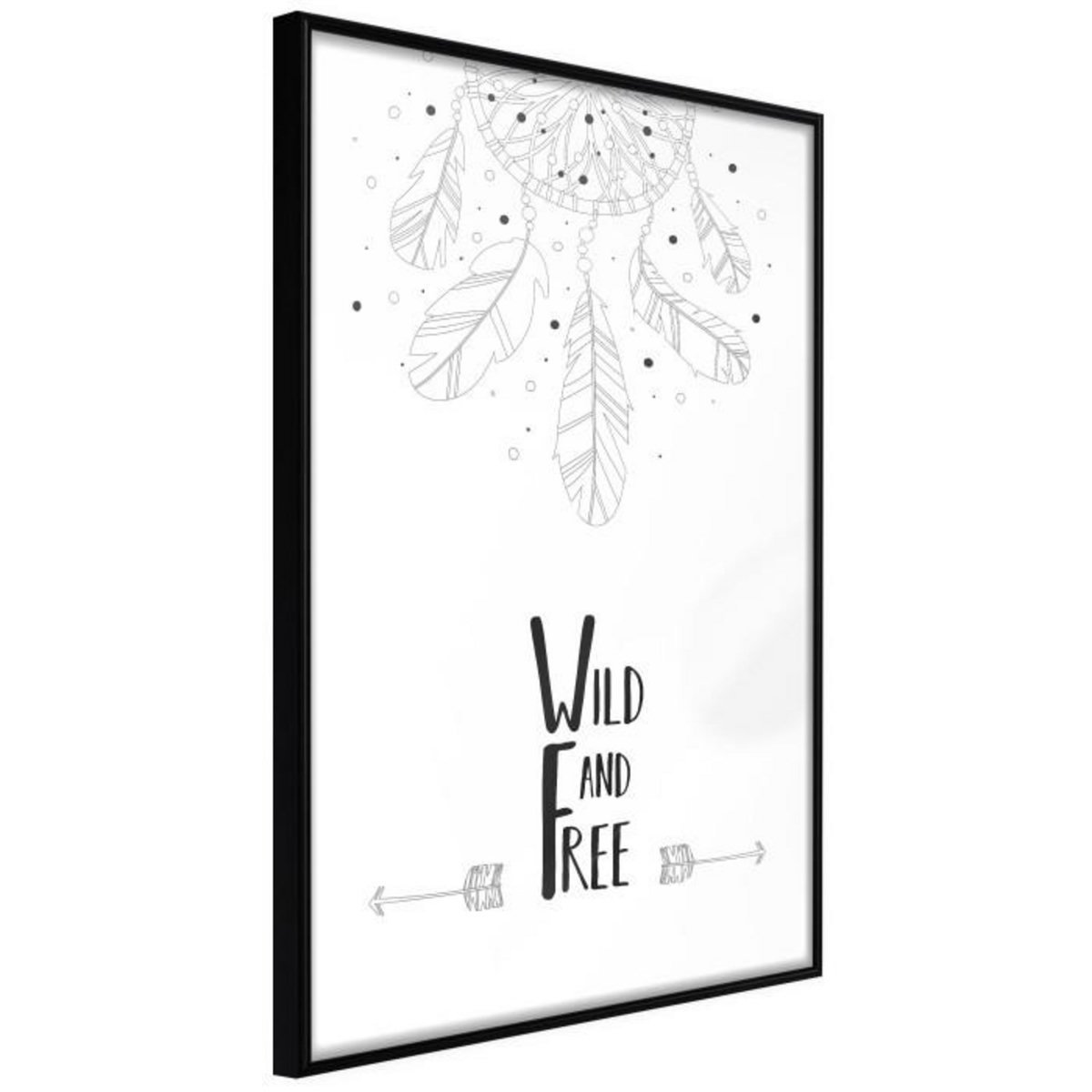 Paris Prix Affiche Murale Encadrée  Free Spirit