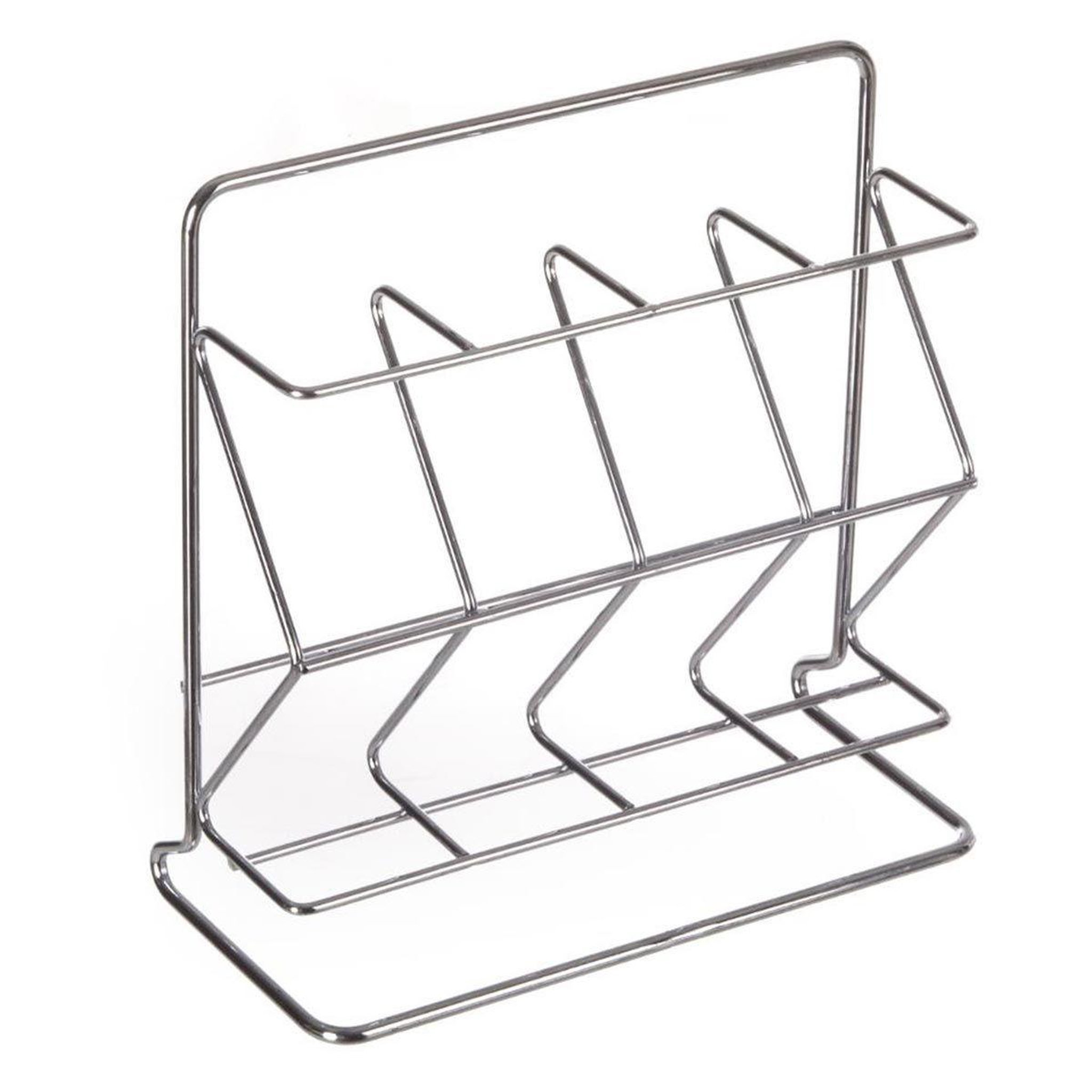 SECRET DE GOURMET Porte boîtes à capsules café  métal  17cm argent