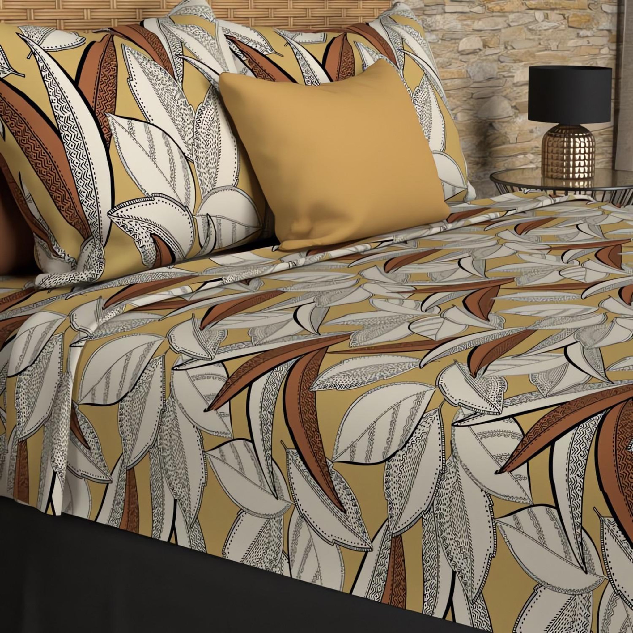 Voir la diapositive 1 : SOLEIL D'OCRE Parure de draps coton 57 fils TOGO, par Soleil d'ocre