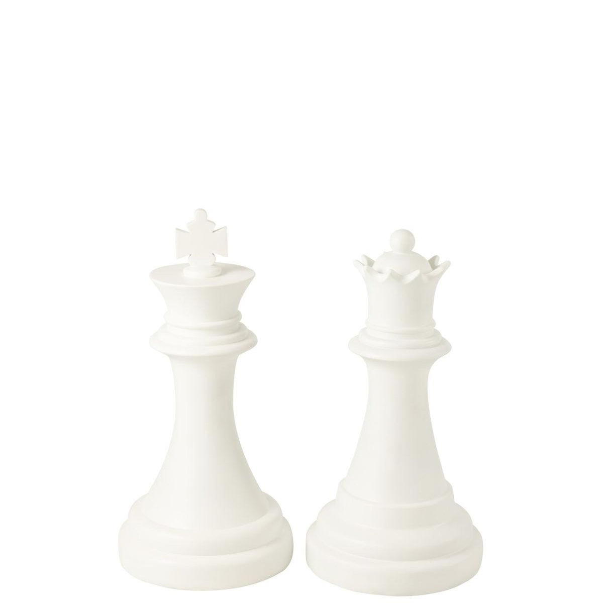 Paris Prix Pièce d'Échec Déco  Roi  70cm Blanc